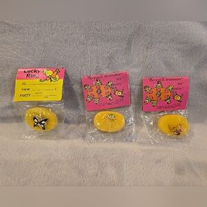 Vintage 1969 Chemtoy‎ Corp Lucky Rings (3)